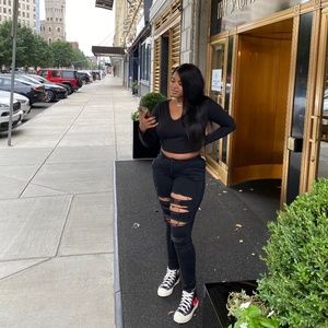 Selling high end clothes from small to XL.